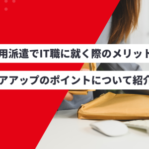 無期雇用派遣でIT職に就く際のメリット
